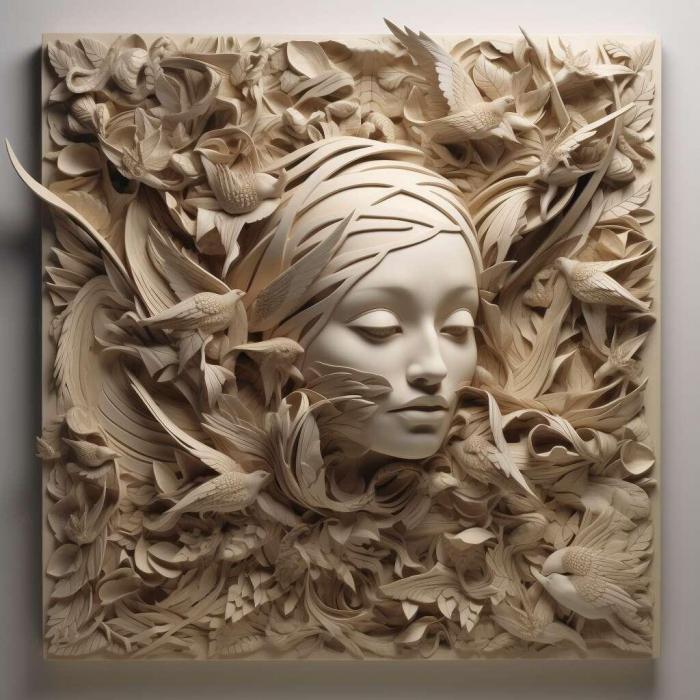 نموذج ثلاثي الأبعاد لآلة CNC 3D Art 